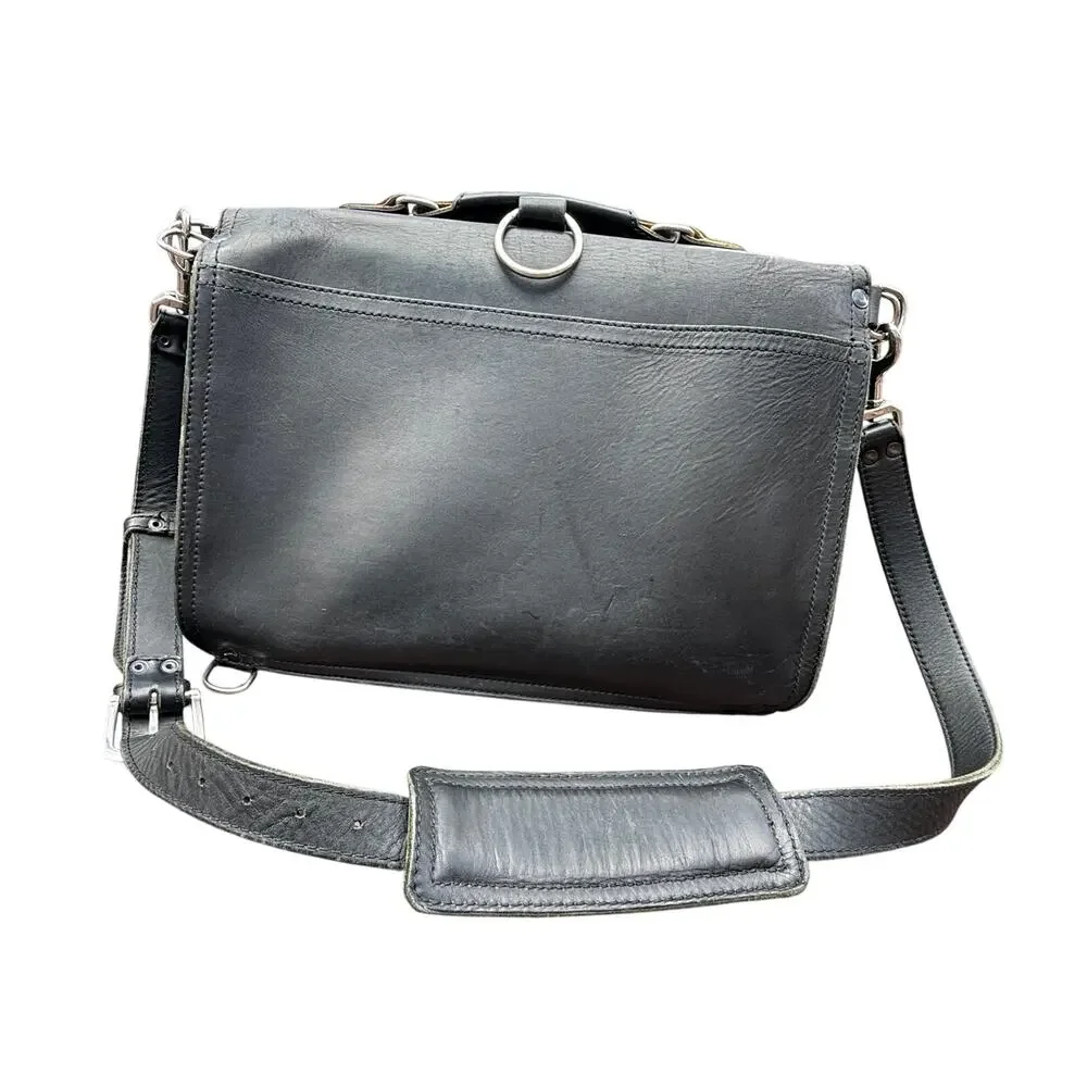 Thin Front Pocket Leather Briefcase ll Saddleback Leather Co.